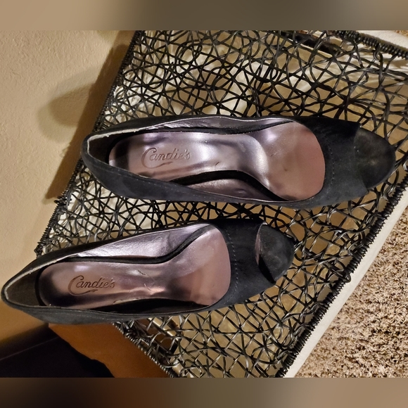 Suede Peep-toe heels - Picture 2 of 8